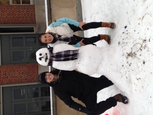 Max the Snowman with Josh and Lauren